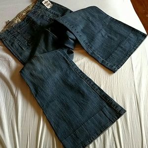 NWT Old Navy The Diva Wide Leg Sailor Jeans 0